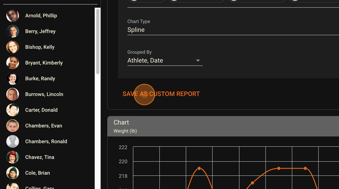 Create custom weight tracking report for specific athlete. - Step 21.png
