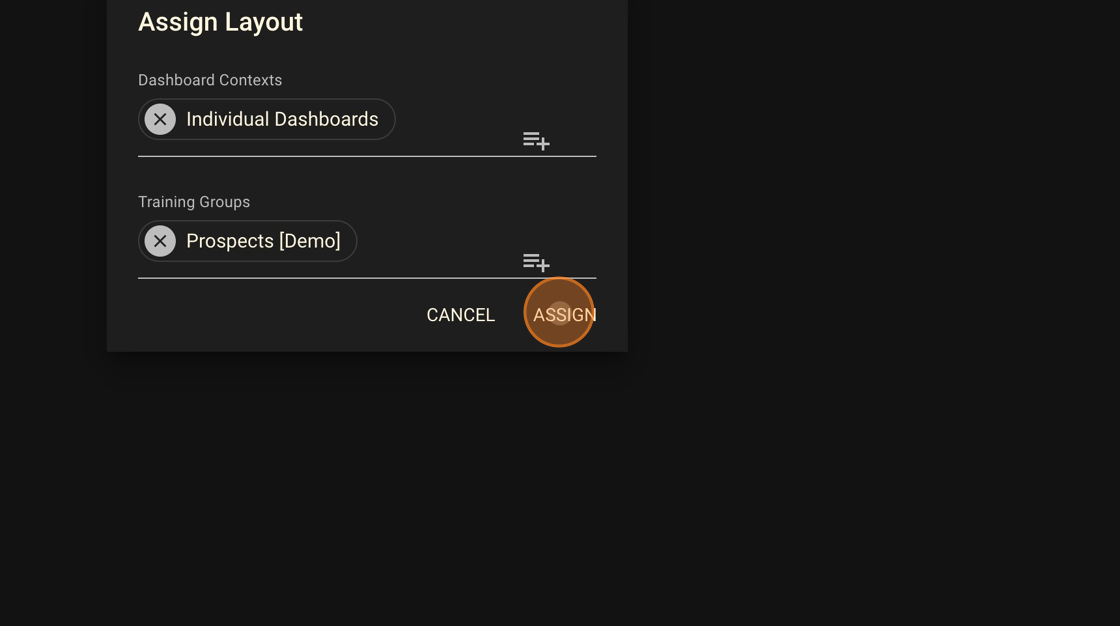 Navigate and assign KPI Dashboard to specific user. - Step 13.png